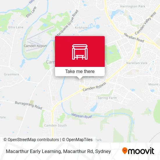 Macarthur Early Learning, Macarthur Rd map