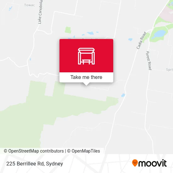 225 Berrillee Rd map