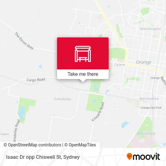 Mapa Isaac Dr opp Chiswell St