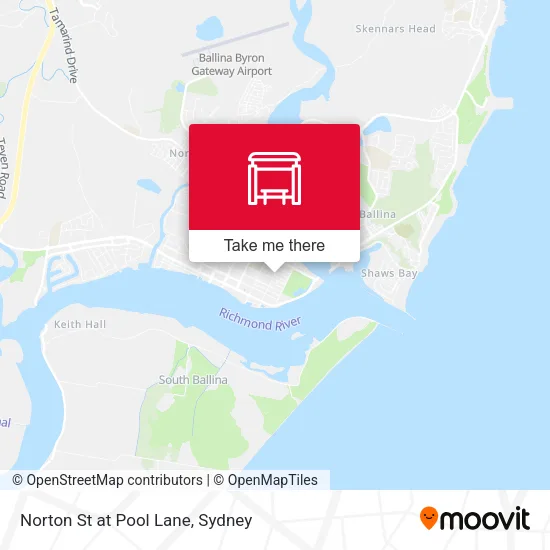 Norton St at Pool Lane map