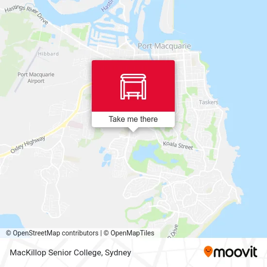 MacKillop Senior College map