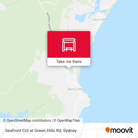Seafront Cct at Green Hills Rd map