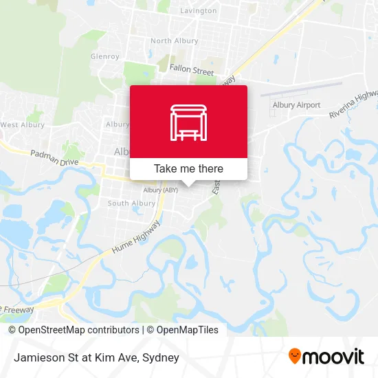 Jamieson St at Kim Ave map