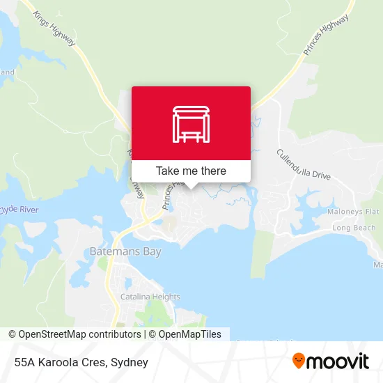 55A Karoola Cres map