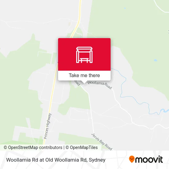 Woollamia Rd at Old Woollamia Rd map