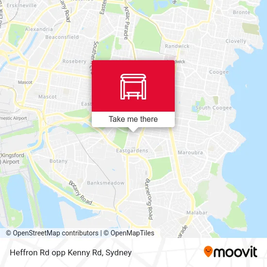 Mapa Heffron Rd opp Kenny Rd
