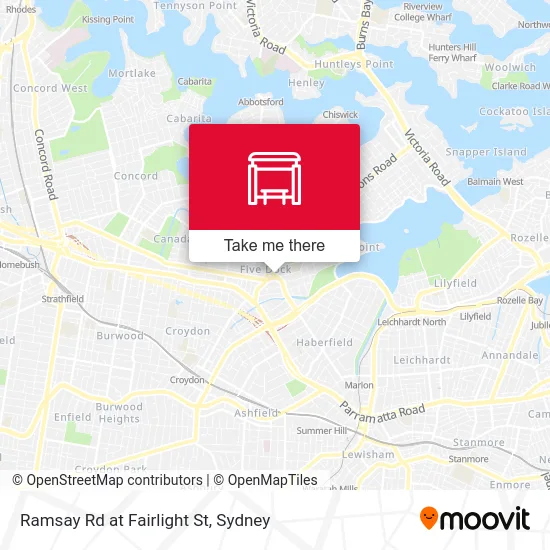 Mapa Ramsay Rd at Fairlight St