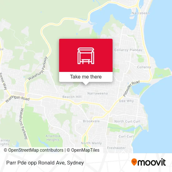 Parr Pde opp Ronald Ave map