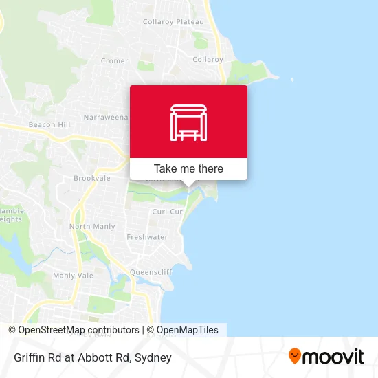 Griffin Rd at Abbott Rd map