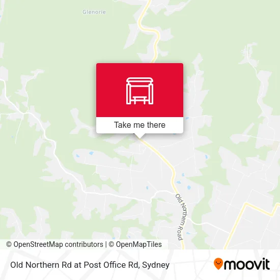 Mapa Old Northern Rd at Post Office Rd