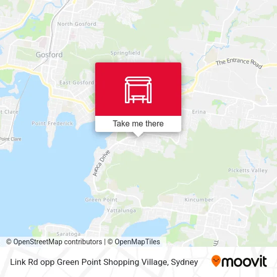 Link Rd opp Green Point Shopping Village map