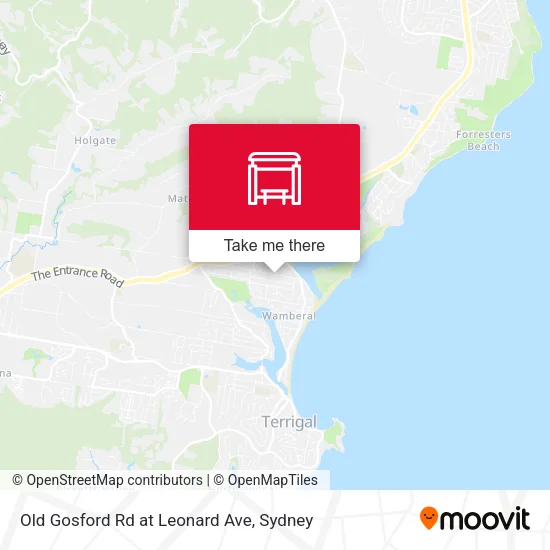 Old Gosford Rd at Leonard Ave map
