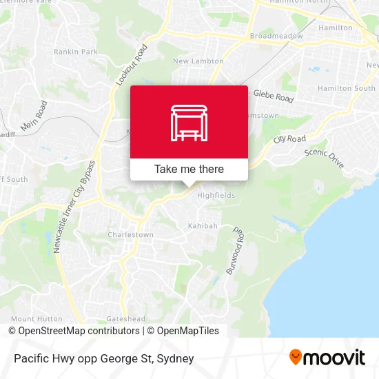 Mapa Pacific Hwy opp George St