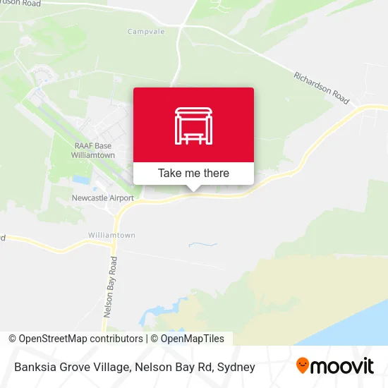 Banksia Grove Village, Nelson Bay Rd map