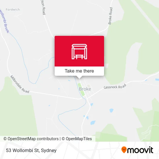 Mapa 53 Wollombi St