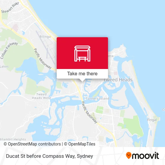 Mapa Ducat St before Compass Way