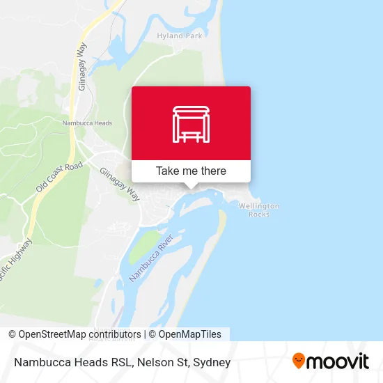 Nambucca Heads RSL, Nelson St map