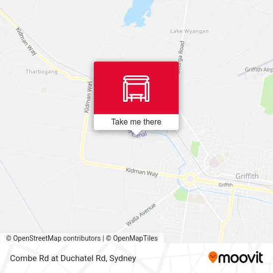 Combe Rd at Duchatel Rd map