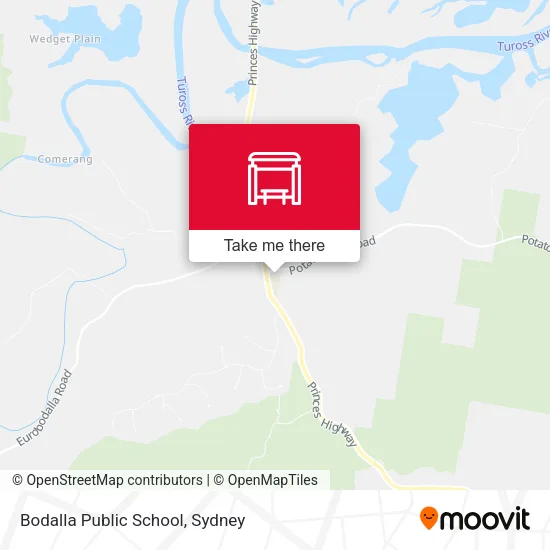 Mapa Bodalla Public School