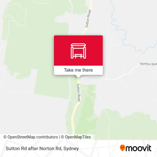 Sutton Rd after Norton Rd map