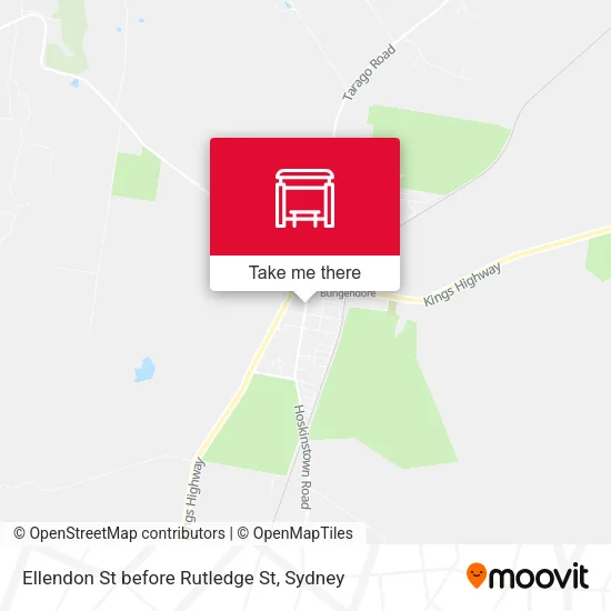 Ellendon St before Rutledge St map