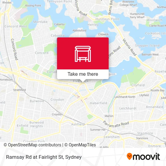 Mapa Ramsay Rd at Fairlight St