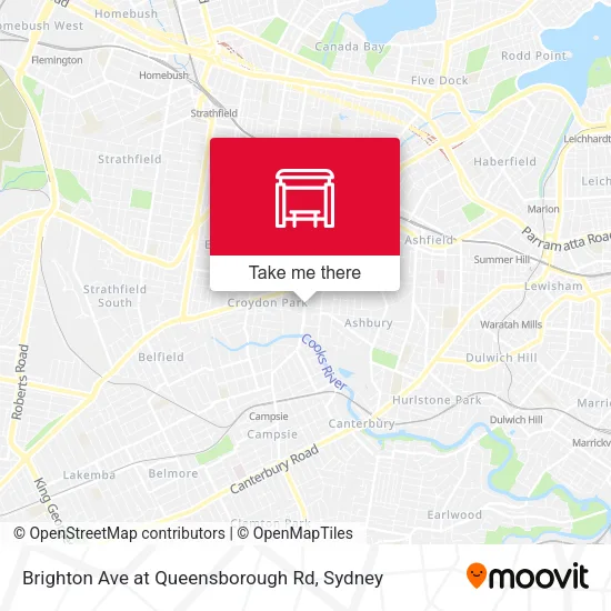 Brighton Ave at Queensborough Rd map