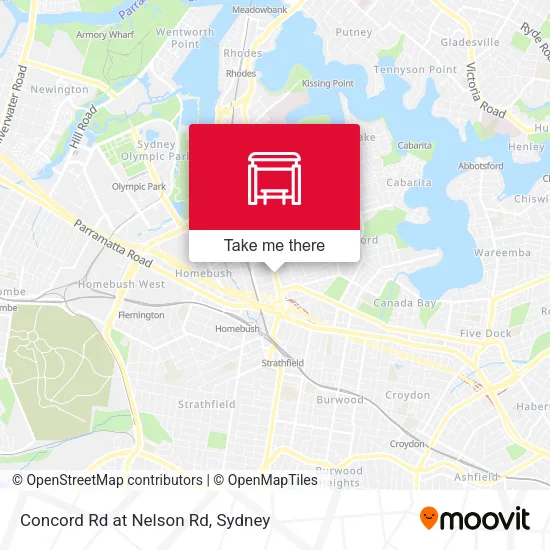 Concord Rd at Nelson Rd map