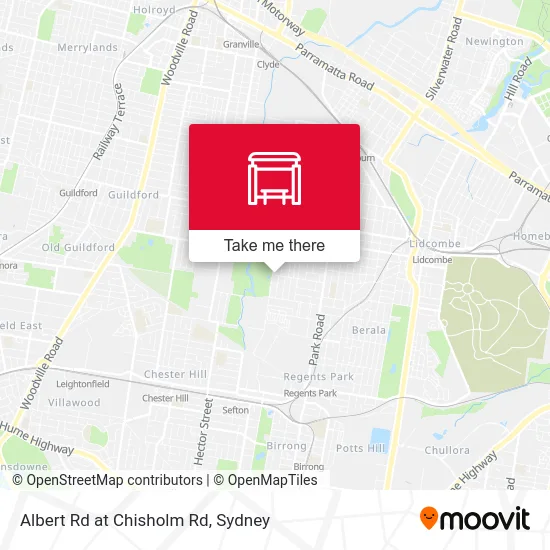 Mapa Albert Rd at Chisholm Rd