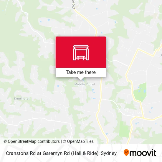 Mapa Cranstons Rd at Garemyn Rd (Hail & Ride)