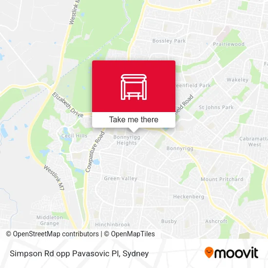 Simpson Rd opp Pavasovic Pl map