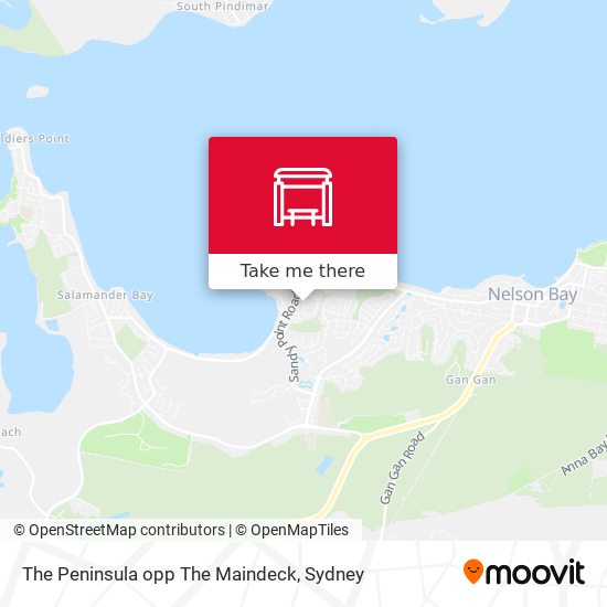 The Peninsula opp The Maindeck map