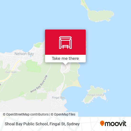 Mapa Shoal Bay Public School, Fingal St