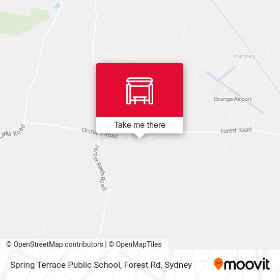 Mapa Spring Terrace Public School, Forest Rd