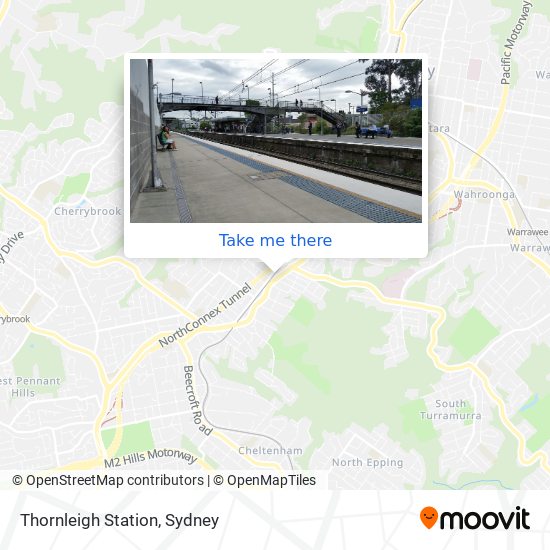 Thornleigh Station map