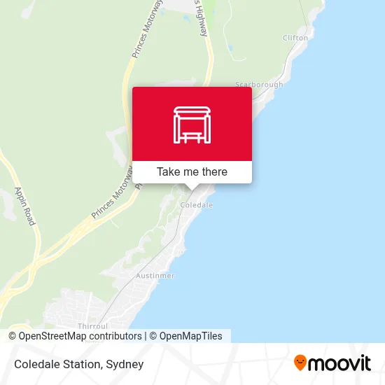 Mapa Coledale Station