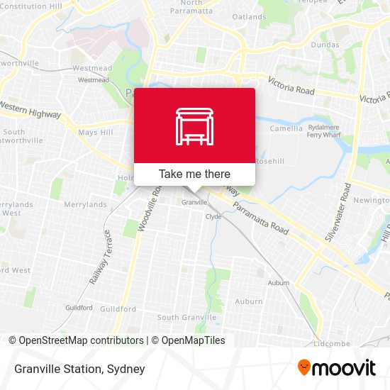 Granville Station map