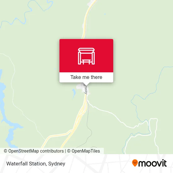 Mapa Waterfall Station
