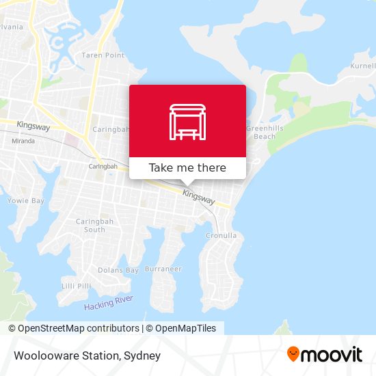 Woolooware Station map