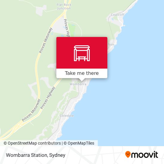 Wombarra Station map