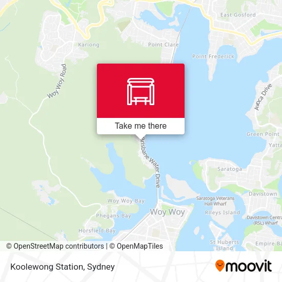 Mapa Koolewong Station