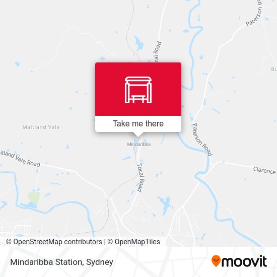 Mindaribba Station map
