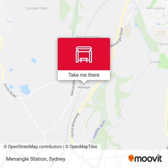 Menangle Station map