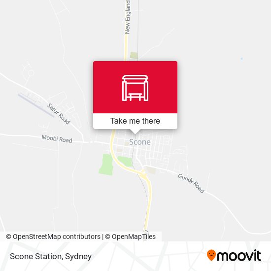 Scone Station map