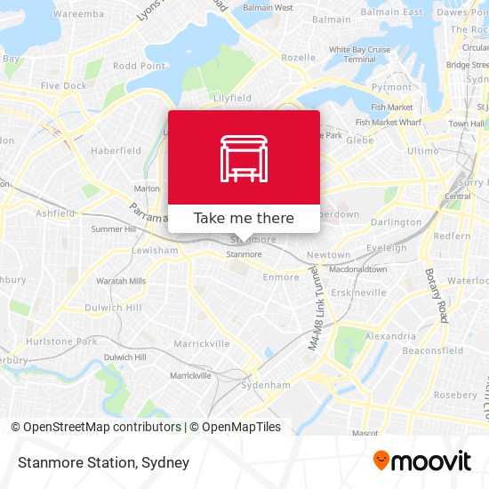 Stanmore Station map