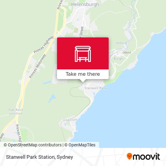 Mapa Stanwell Park Station