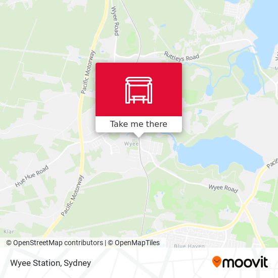 Wyee Station map