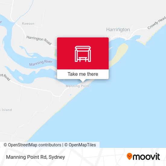 Mapa Manning Point Rd
