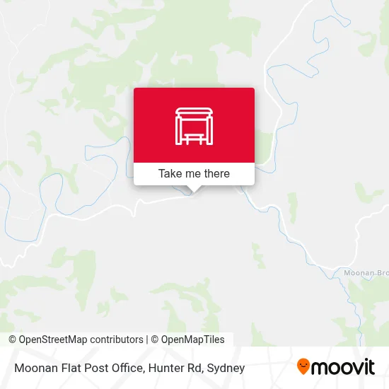 Mapa Moonan Flat Post Office, Hunter Rd