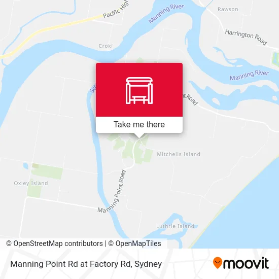 Mapa Manning Point Rd at Factory Rd